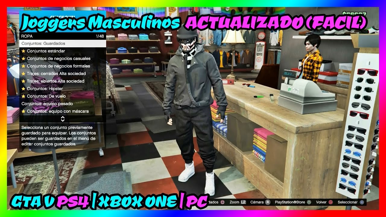 GTA 5: JOGGERS MASCULINOS [FACIL] [PS4/XBOX ONE/PC] WORKING