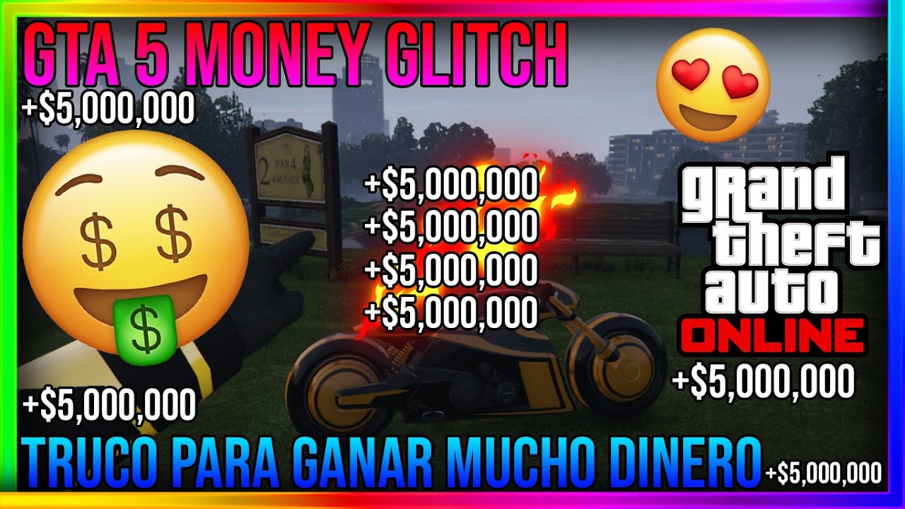 GTA 5 MONEY GLITCH - GANA +$5000000 - Truco para GANAR DINERO en GTA ONLINE - Como CONSEGUIR DINERO