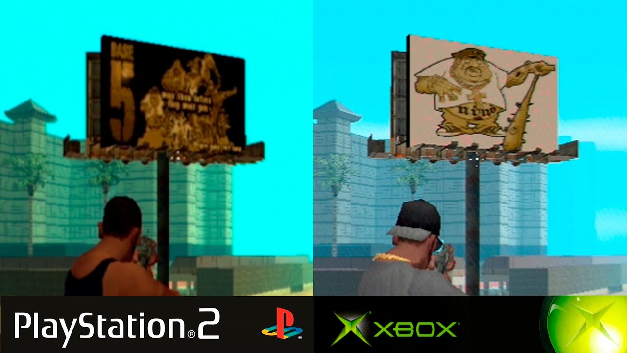 GTA SA | Comparación definitiva entre las versiones de PS2 y XBOX