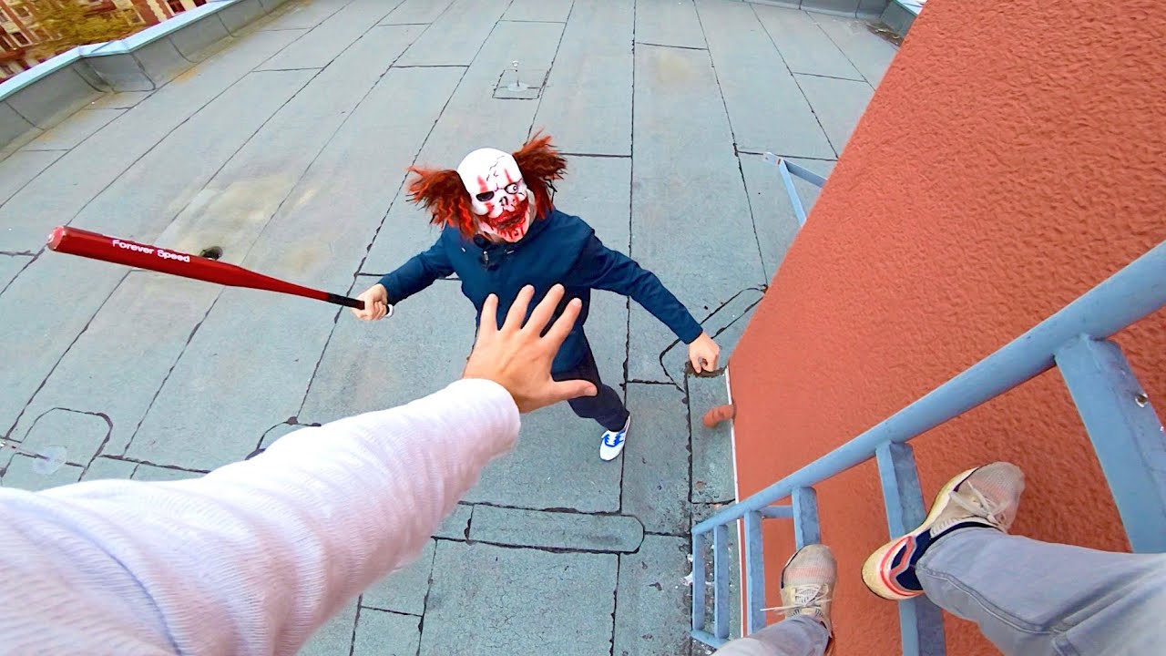 Horror Clowns VS Parkour POV | Halloween Chase III