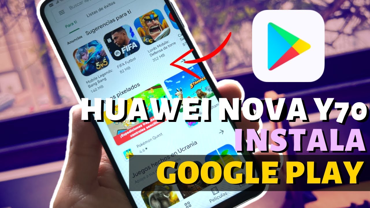 Huawei Nova Y70: INSTALA GOOGLE PLAY (Truco 2022) Ícono con Gspace