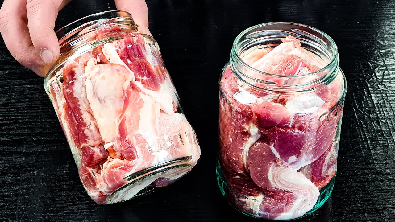 I COOK MEAT RIGHT IN A GLASS JAR! YOU HAVEN'T SEEN SUCH A RECIPE YET!