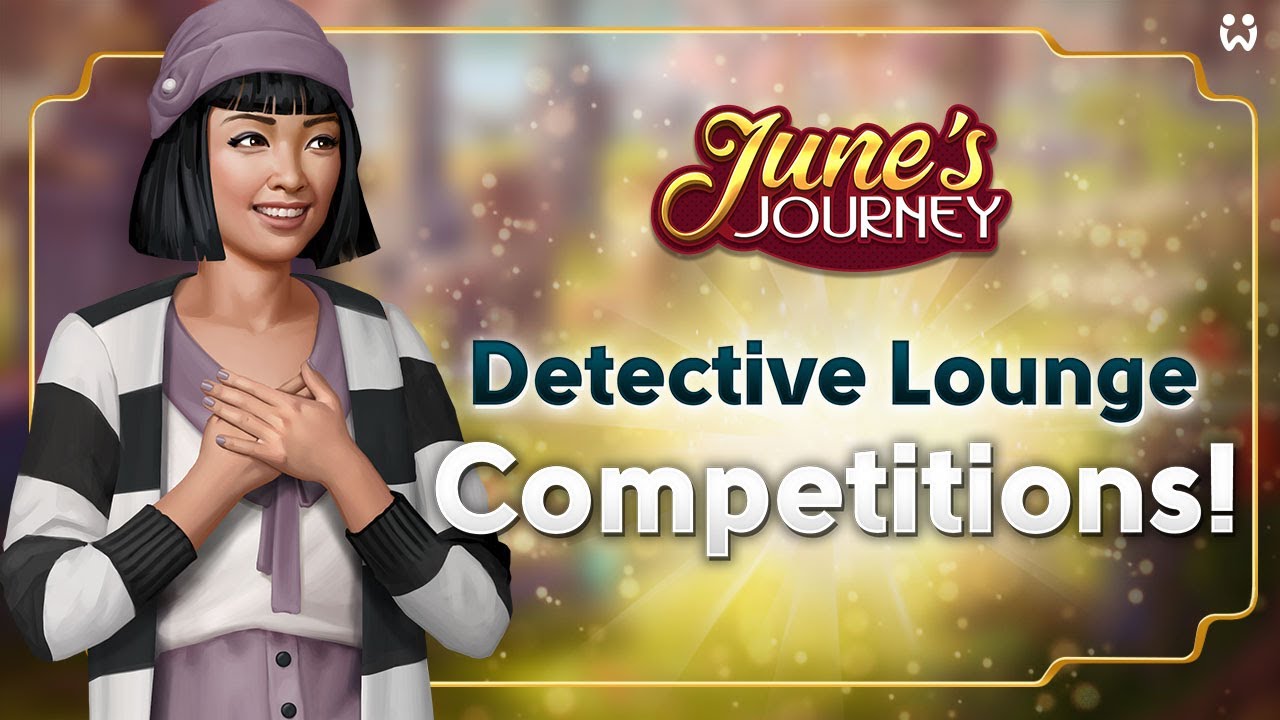 Jouez pour gagner avec les compétitions de salon de détective de June's Journey