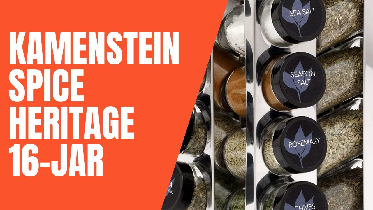 Kamenstein Spice Heritage16-Jar | Amazon | Review | Video