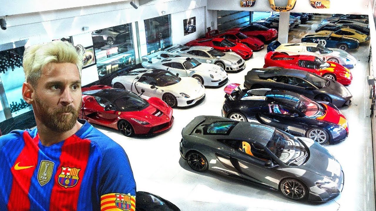 La lujosa colección de autos de Lionel Messi en 2021