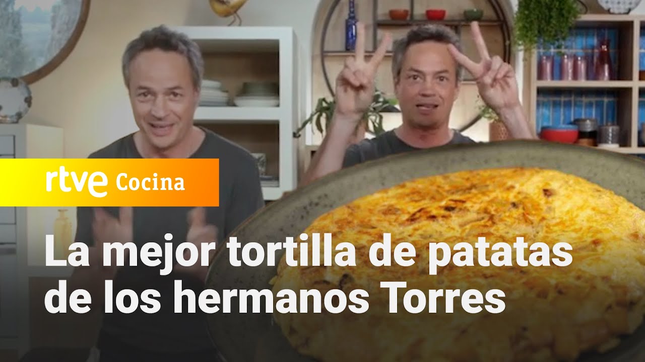 La mejor tortilla de patatas de los hermanos Torres - Menudos Torres | RTVE Cocina