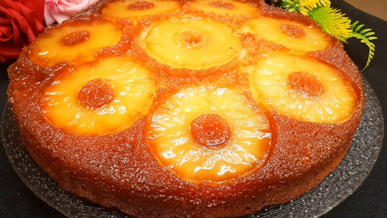 L'avez-vous Essayé ❓Fameux Gâteau Renversé à l'Ananas Caramélisés ‼️ Facile Rapide et 🔝