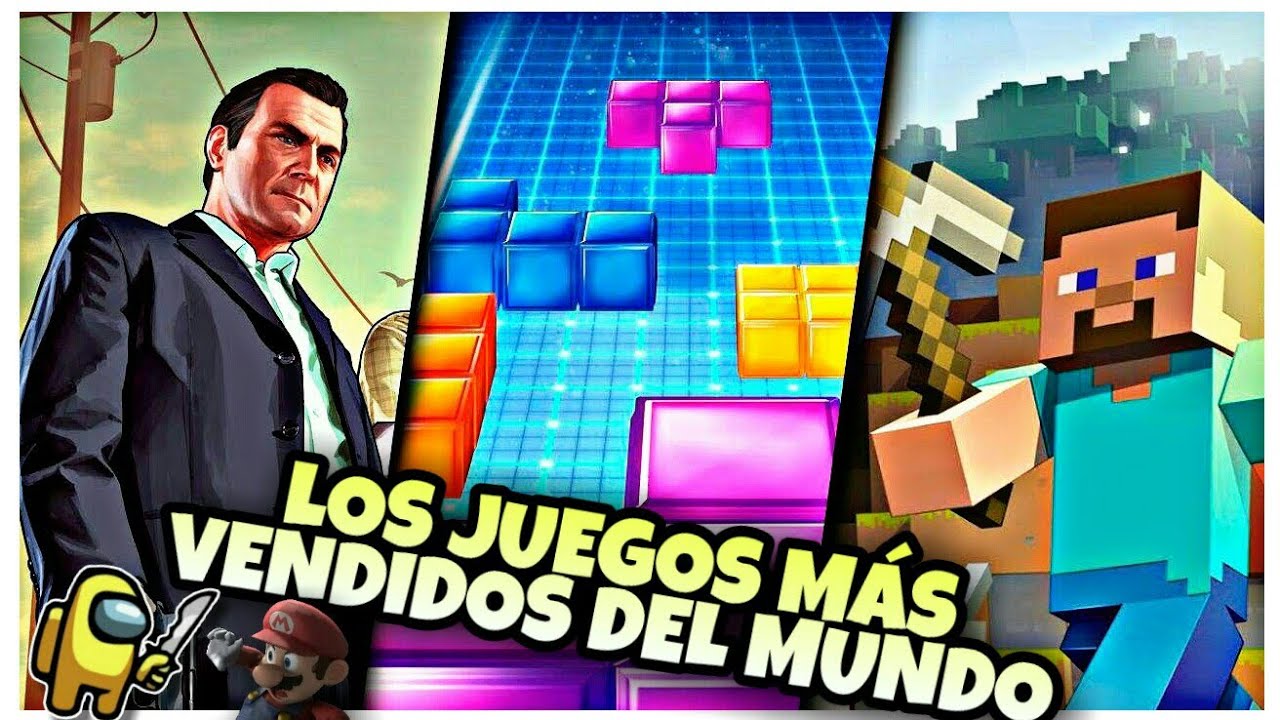 LOS 5 JUEGOS más VENDIDOS de la HISTORIA