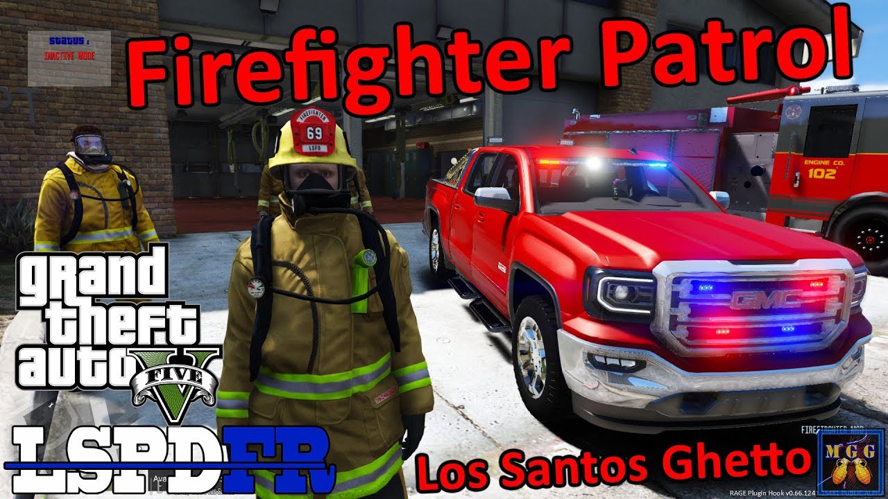 Los Santos Fire Department Patrol GTA 5 LSPDFR Episode 396