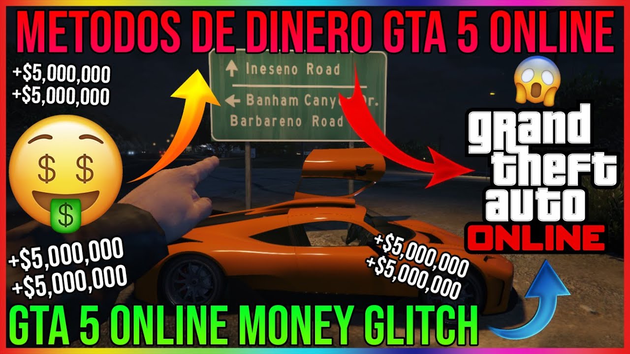 METODOS de DINERO GTA 5 ONLINE! - GANA MUCHO DINERO SUPER FACIL Y RAPIDO - GTA 5 ONLINE MONEY GLITCH