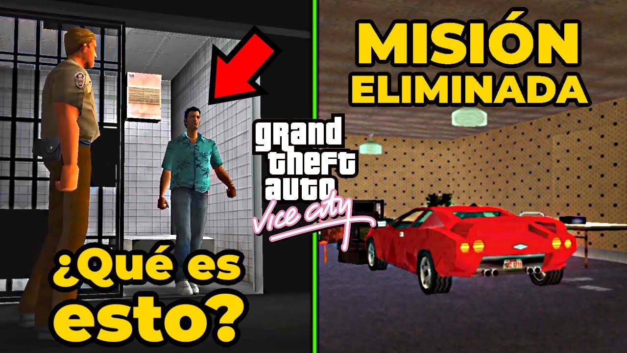 MISIONES y ESCENAS ELIMINADAS de GTA Vice City