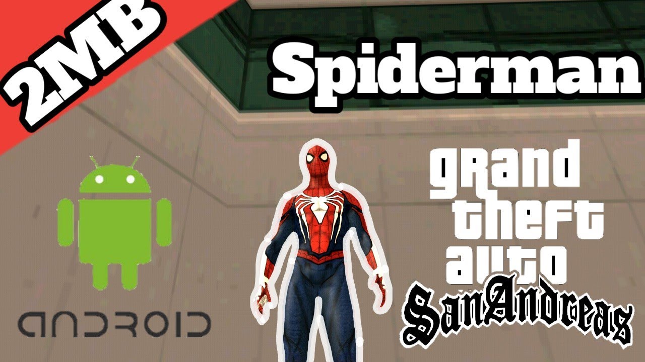 Mod Spiderman de PS4 para Gta San Andreas Android/TheKiller