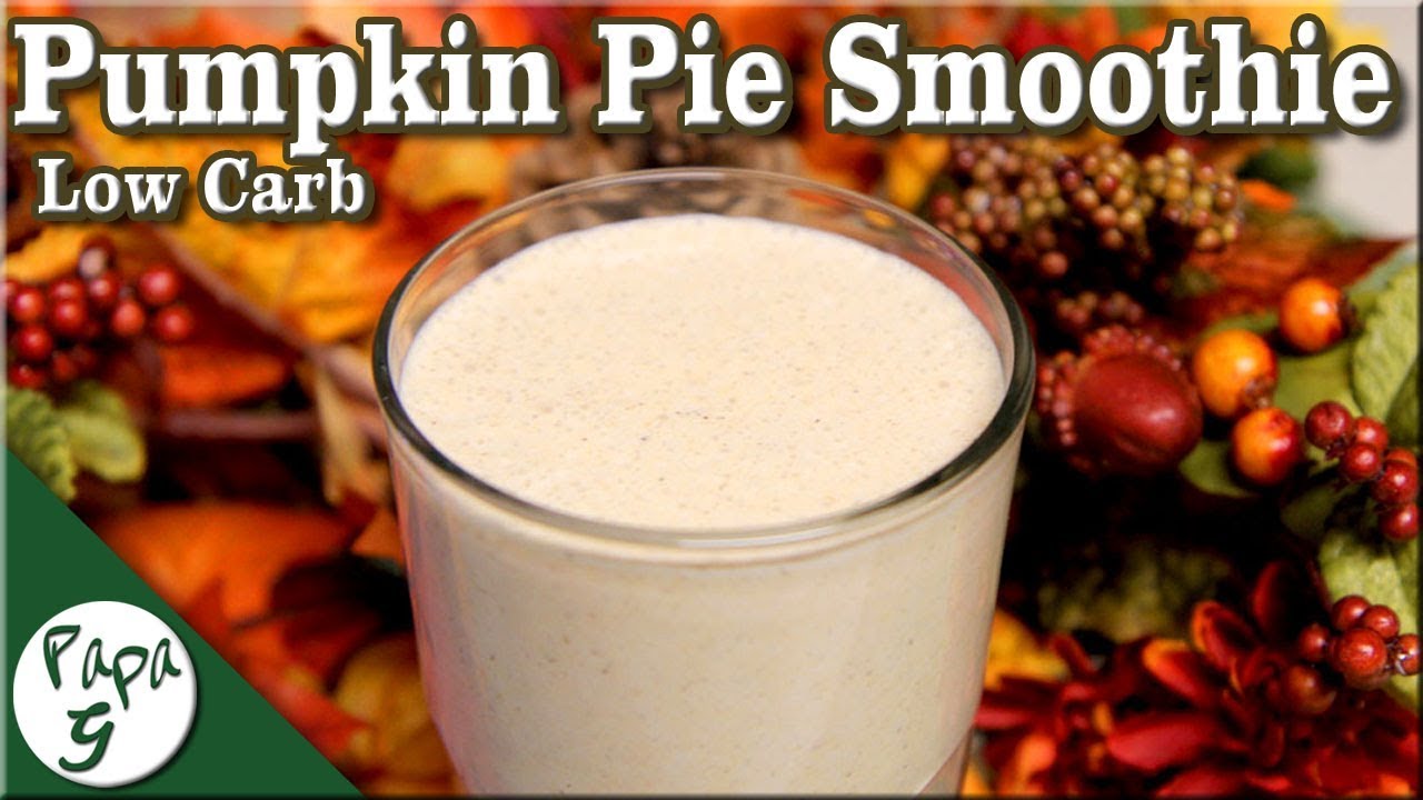 Pumpkin Pie Smoothie Recipe - Low Carb Keto Recipes