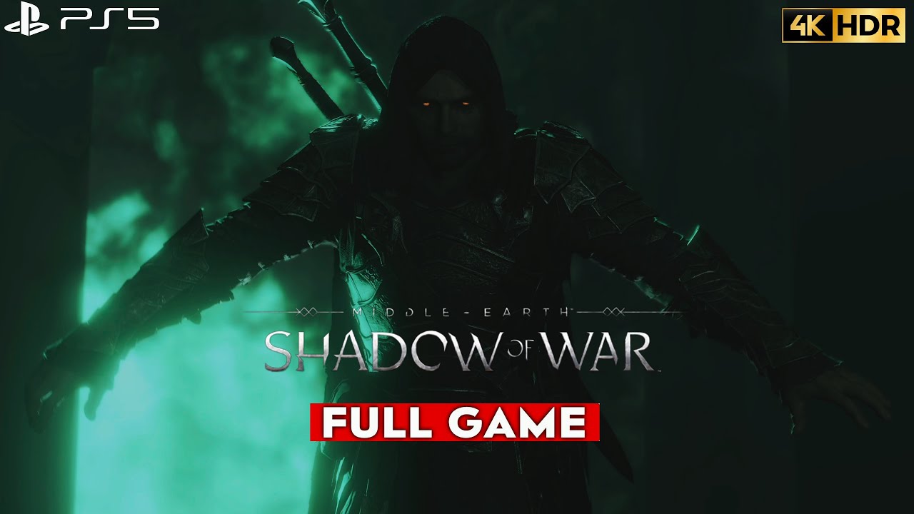 Shadow of War Juego completo PS5 Gameplay 4K HDR