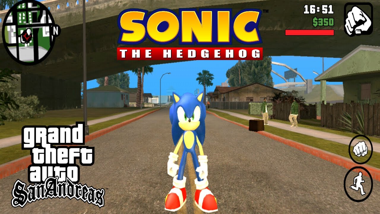 Sonic con Superpoderes para GTA San Andreas Android 2021