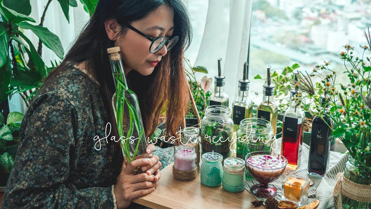 Sub) How I Reuse Glass Jar \u0026 Bottle into Decorations | Home Decorating Ideas Handmade
