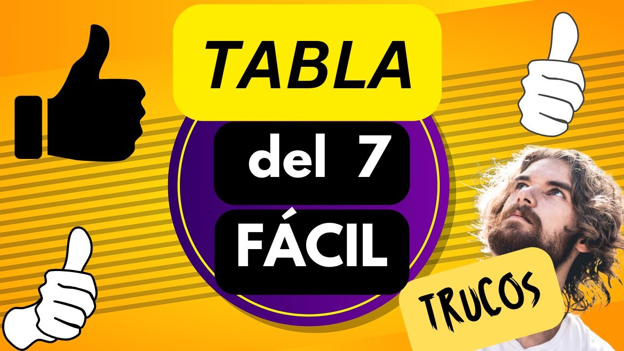TABLA del 7 FÁCIL TRUCO #shorts