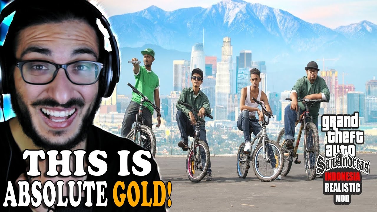 THIS IS MY CHILDHOOD IN REAL LIFE! GTA San Andreas Realistic Indonesia reaction