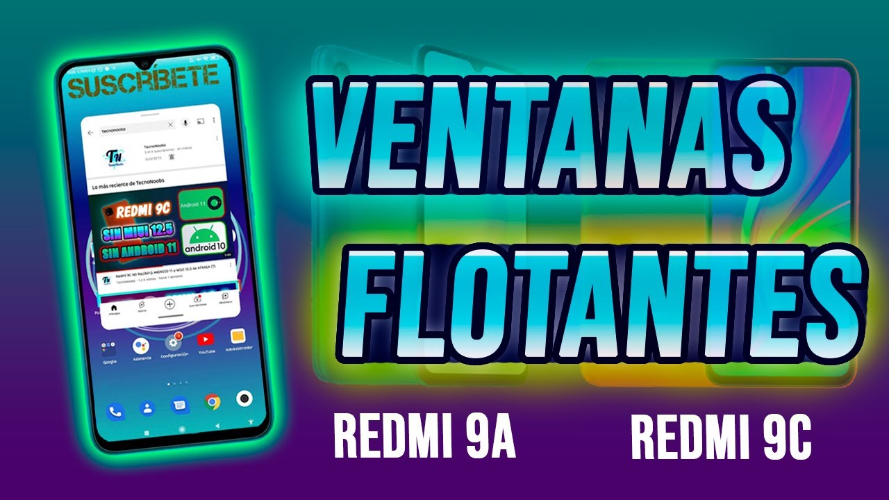 VENTANAS FLOTANTES en Redmi 9A y 9C | Cómo tener Aplicaciones Flotantes