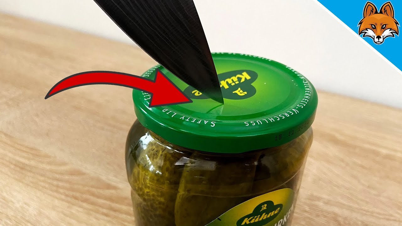 You've been opening Canning Jars WRONG your WHOLE life 💥 (Ingenious TRICK) 🤯