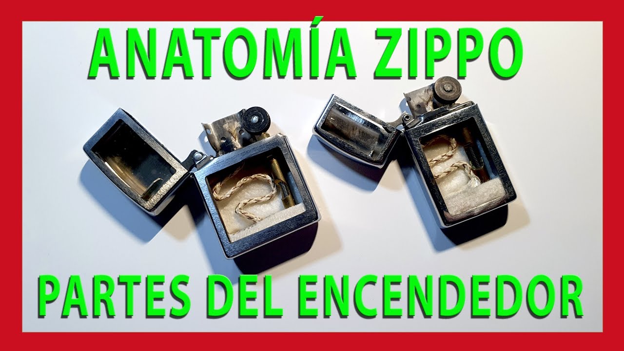 Zippo Anatomía. Piezas del encendedor. Cómo funciona el encendedor Zippo?