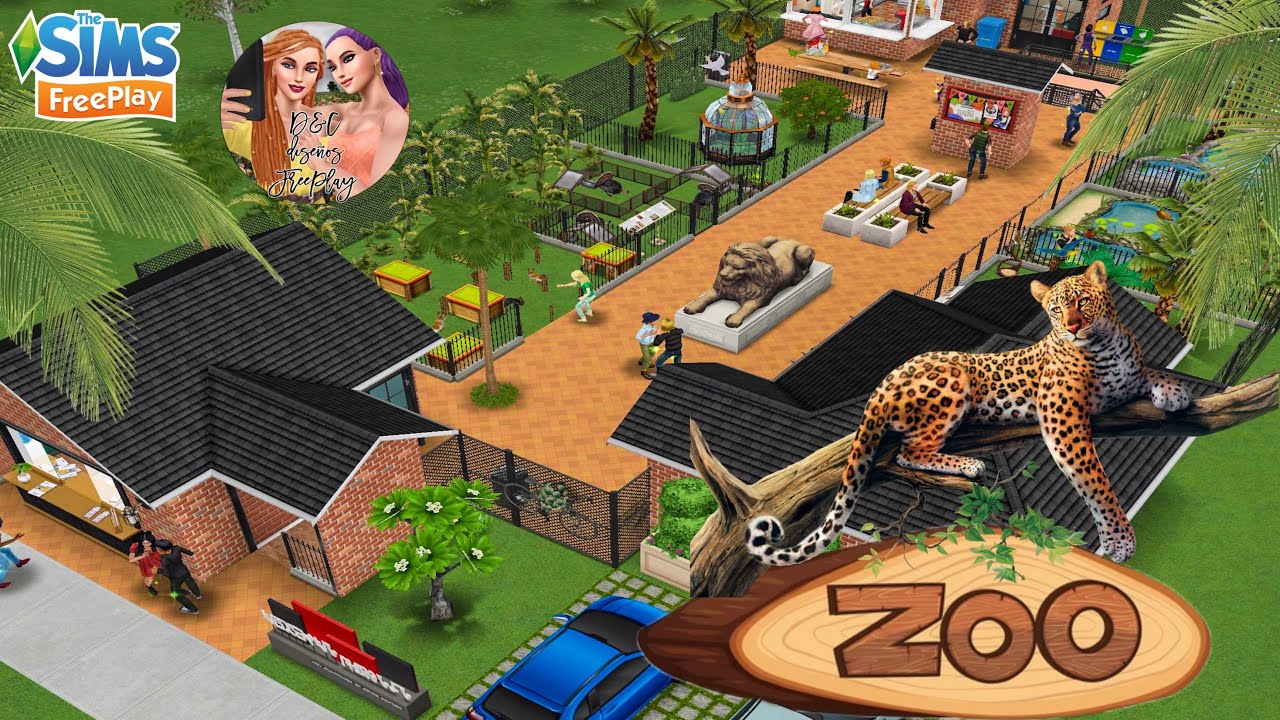 ZOO SIMS 🐆🦩🌴 | The Sims FreePlay | by Danita Sims 💗