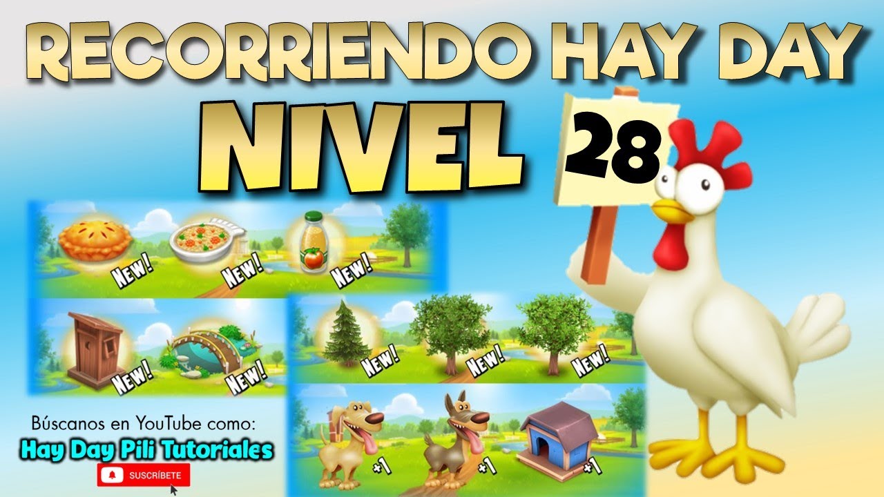 3 productos nuevos, 6 decos y 2 mascotas - Recorriendo hay day Nivel 28