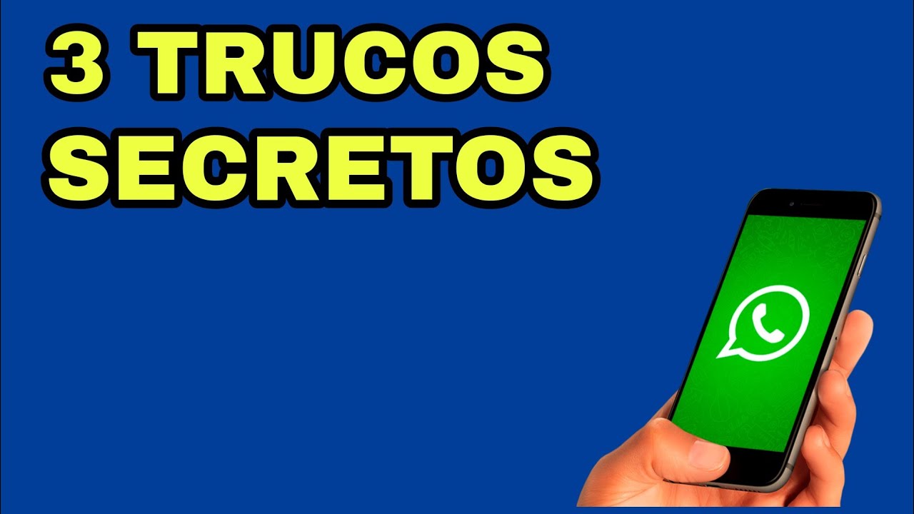 3 TRUCOS SECRETOS Y MUY IMPORTANTES DE WHATSAPP