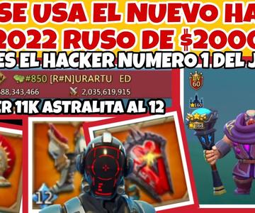 ASI SE USA EL NUEVO HACKS 2022 RUSO DE $2000 - ESTE EL HACKER NUMERO 1 DEL JUEGO - LORDS MOBILE ES