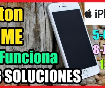 Botón HOME de mi iPhone 5, 6, 7, 8, X, 11, 12 No Funciona I 3 Soluciones 2022
