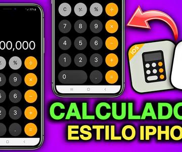 Calculadora Estilo iPhone en Android 2022