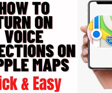 Comment activer les instructions vocales sur Apple Maps