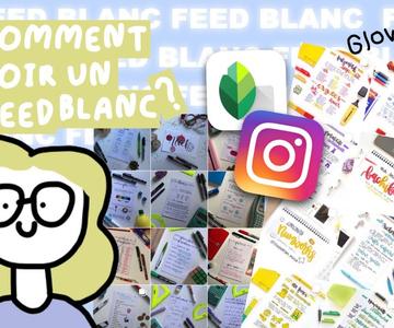 COMMENT avoir un feed BLANC et UNIFORME sur INSTAGRAM