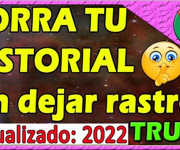 COMO BORRAR EL HISTORIAL DE GOOGLE EN PC 👉 Sin Dejar Rastro 👈 TRUCO💥