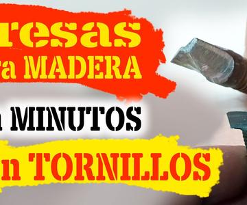 👌 COMO FABRICAR FRESAS PARA MADERA con TORNILLOS ¡FÁCIL! 👀