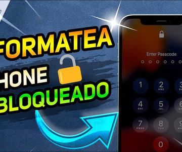 Cómo FORMATEAR⭐ Un iPHONE BLOQUEADO 2022 / MÉTODO MÁS EFICIENTE en un CLIC!