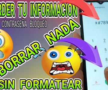 Desbloquear Un Celular Con Patrón o contraseña / Sin Borrar Nada / Patrón Olvidado / Sin Formatear