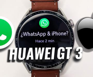 ¿HUAWEI GT 3 Responde WHATSAPP en IPHONE?? 💬 ¡Nuevo Firmware!