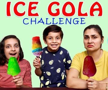 ICE GOLA CHALLENGE | Kids Funny Family Challenge | Aayu and Pihu Show