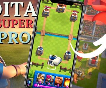 La Mejor Forma De EDITAR Tus Videos De CLASH ROYALE | Solo Usando Tu Teléfono 📲