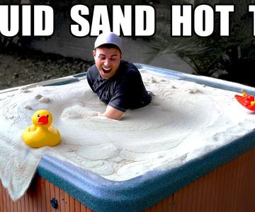 Liquid Sand Hot Tub- Fluidized air bed