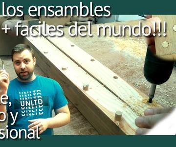 Los Ensambles de Madera mas Faciles del Mundo!!! - Despues de esto serás un experto Uniendo Maderas!