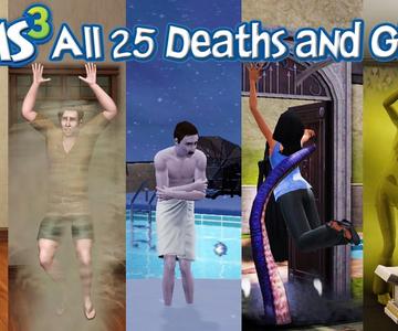 Los Sims 3: Las 25 muertes y fantasmas (juego básico + paquetes de expansión)