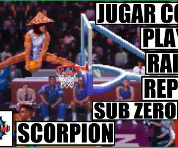 Nba Jam Tournament Edition 🏀 Como Desbloquear a Raiden, Scorpion, Sub Zero y Reptile 🎁 Truco Arcade