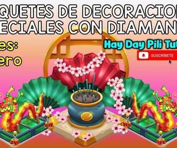 Nuevos paquetes de decoración CON diamantes en hay day! Mes: Enero.