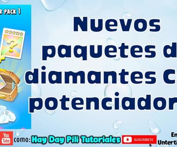 Nuevos paquetes de potenciadores CON diamantes en hay day! Mes: Mayo.