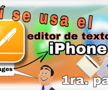 Pages, éditeur de texte pour iPhone | introduction