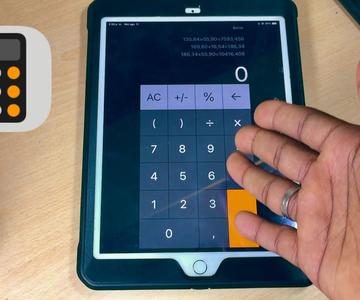 POR QUE EL IPAD NO TIENE CALCULADORA? COMO CALCULAR EN UN IPAD ENTONCES? 🤔