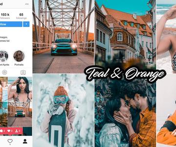 PRESETS LIGHTROOM MOBILE GRATUIT DNG | Preset Teal and Orange | Lightroom 2020