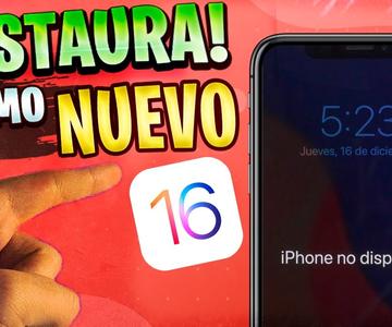 RESTAURAR🔥 De FABRICA un iPhone BLOQUEADO / SOLUCIÓN a iPhone NO DISPONIBLE!